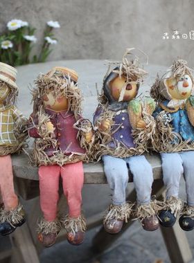 田园风隔板树脂古董工艺摆件