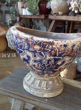 复古欧式风多肉植物花盆家居装饰