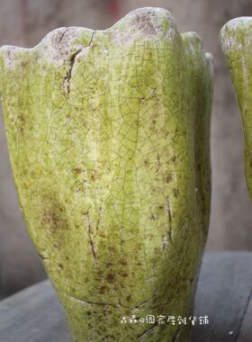 陶瓷做旧欧式风多肉植物高档花器