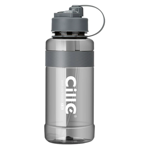 希乐 Вместительная и большая измерительная кружка, портативный стакан для спортзала, дорожная очень большая спортивная бутылка со стаканом, объем 2000, 2000 мл