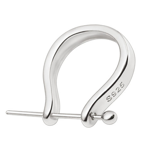 925纯银项链扣子接头连接扣夹扣配件翡翠玉扣瓜子扣吊坠扣头卡扣 - 图3