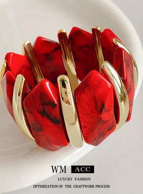 韩版亚克力不规则简约手链