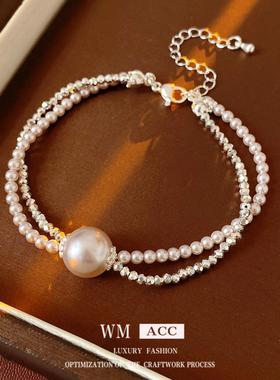 法式复古珍珠金属饰品套装