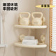 Bathroom storage rack bathroom punch-free wall-mounted suction cup type toilet corner basket storage rack