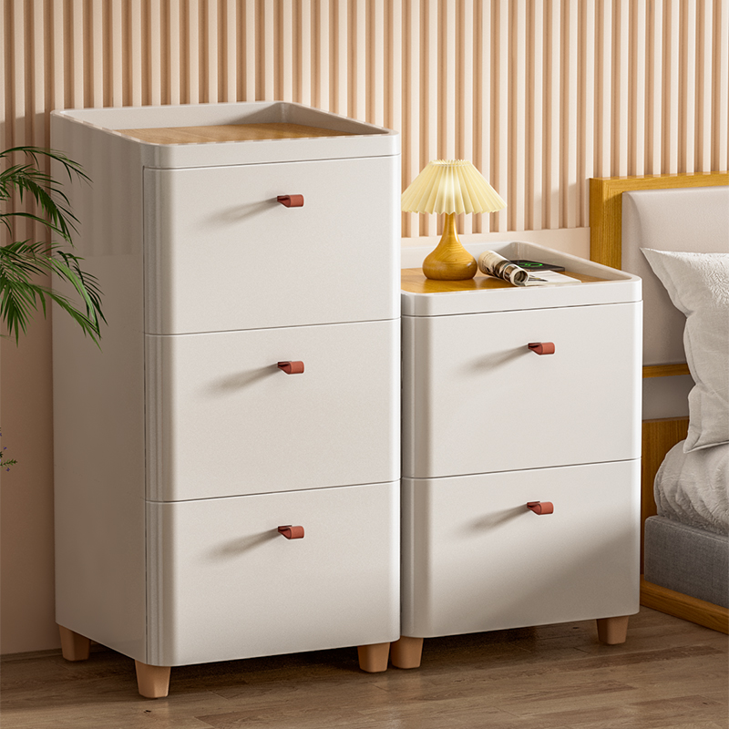 抽屉式家用日式零食玩具子收纳柜 简特收纳柜