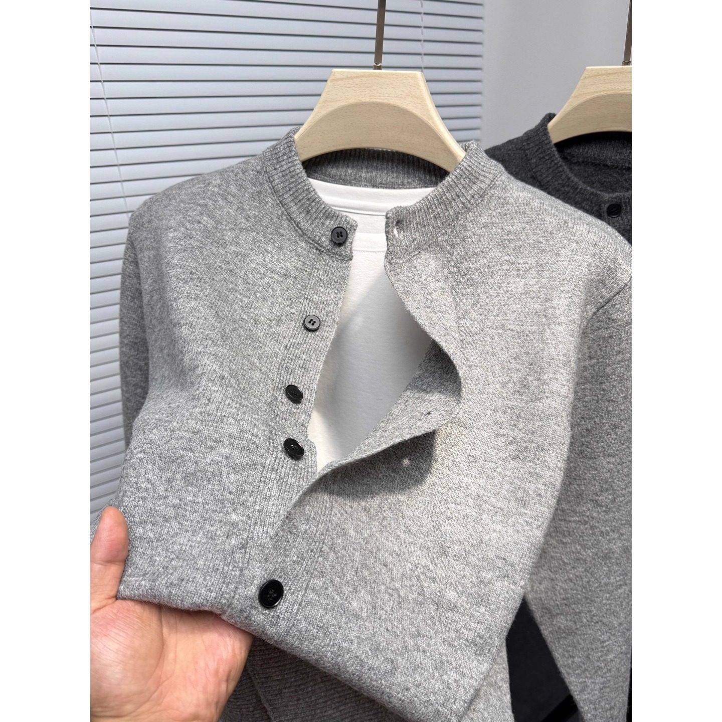 毛衣开衫男针织衫外套圆领纽扣秋季男装宽松韩版潮流休闲内搭外穿,淘宝优惠券,粉丝福利购,淘宝优惠卷