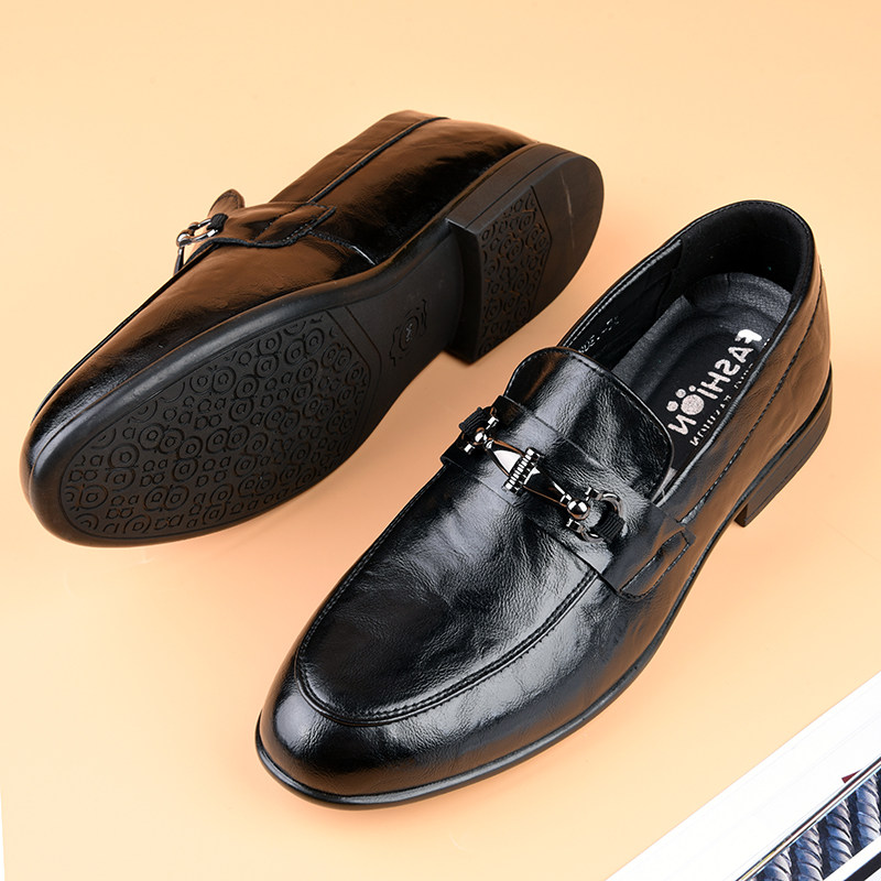 英伦风小皮鞋男软底舒适上班套脚一脚蹬手工懒人乐福鞋潮男豆豆鞋,淘宝优惠券,粉丝福利购,淘宝优惠卷