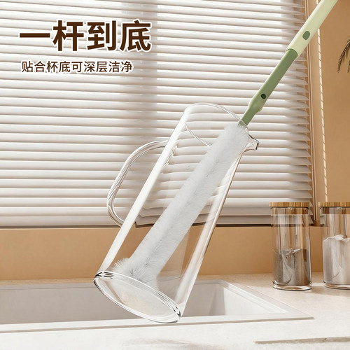 破壁机刷子长柄清洁刷杯刷硬毛刷厨房专用豆浆机清洗刷刷杯子神器 - 图1