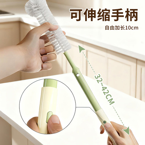 破壁机刷子长柄清洁刷杯刷硬毛刷厨房专用豆浆机清洗刷刷杯子神器 - 图2