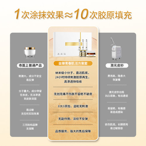 婷美美肌纳米金臻钻石套盒正品补水保湿抗氧紧致官方护肤化妆品女 - 图1