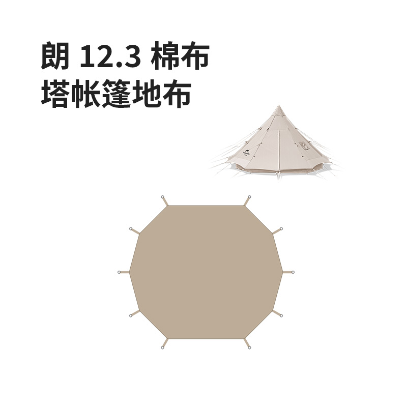 Naturehike挪客户外露营野营帐篷标配地布防潮垫地垫防水耐磨地席 - 图1