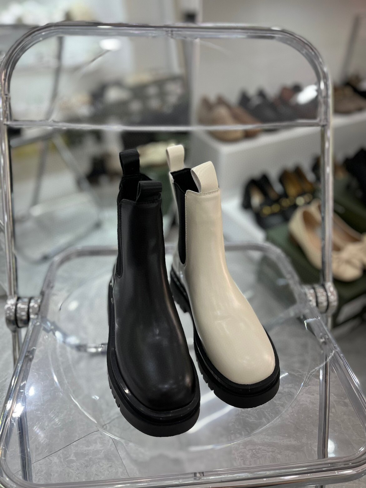 2022秋冬款贝瑟路娜2809休闲烟筒靴厚底马丁靴舒适真皮女鞋