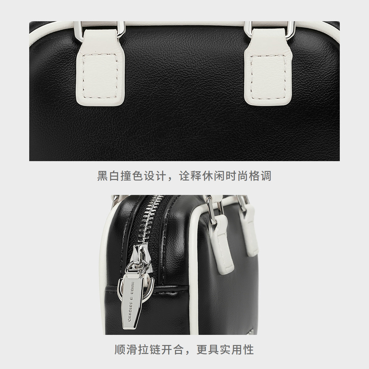 CHARLES&KEITH25冬季新款CK6-40681221迷你链条小方包包挂耳机包,淘宝优惠券,粉丝福利购,淘宝优惠卷