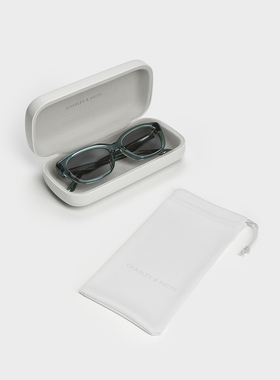 CHARLES&KEITH秋冬墨镜CK3-91280598复古猫眼太阳眼镜猫眼墨镜