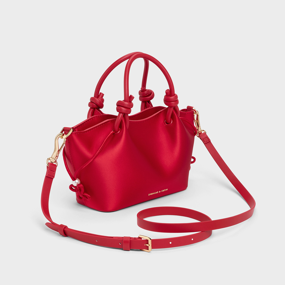 [新年礼物]CHARLES&KEITH婚包CK2-30782804-A新年系列绳结托特包,淘宝优惠券,粉丝福利购,淘宝优惠卷