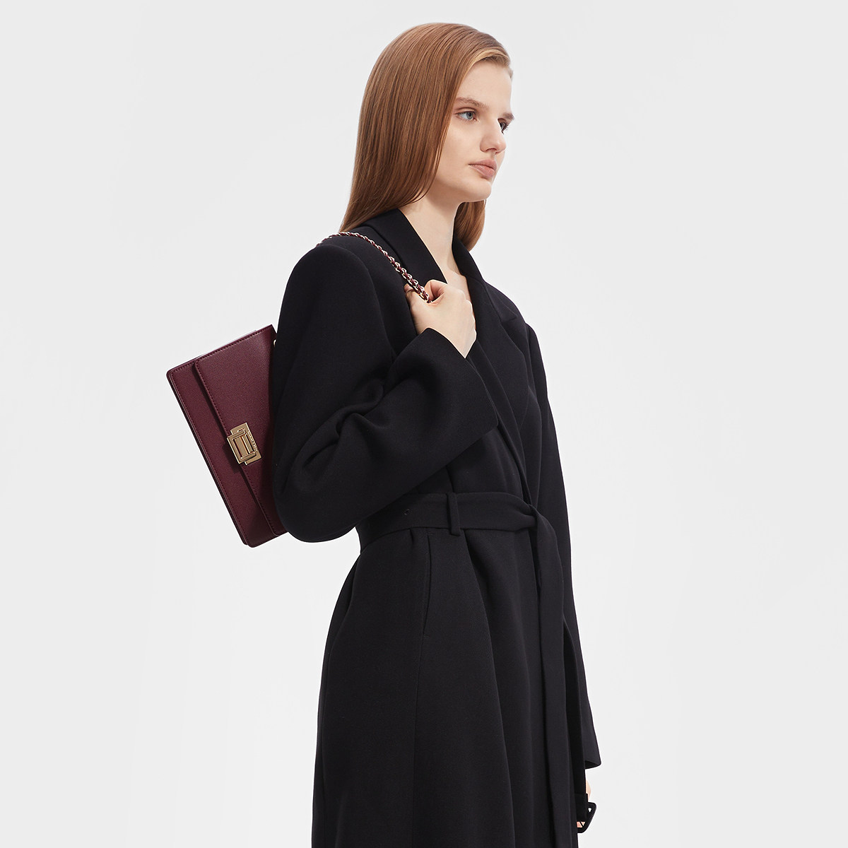 CHARLES&KEITH秋冬女包CK2-20840579金属扣链条单肩国王包婚包女,淘宝优惠券,粉丝福利购,淘宝优惠卷