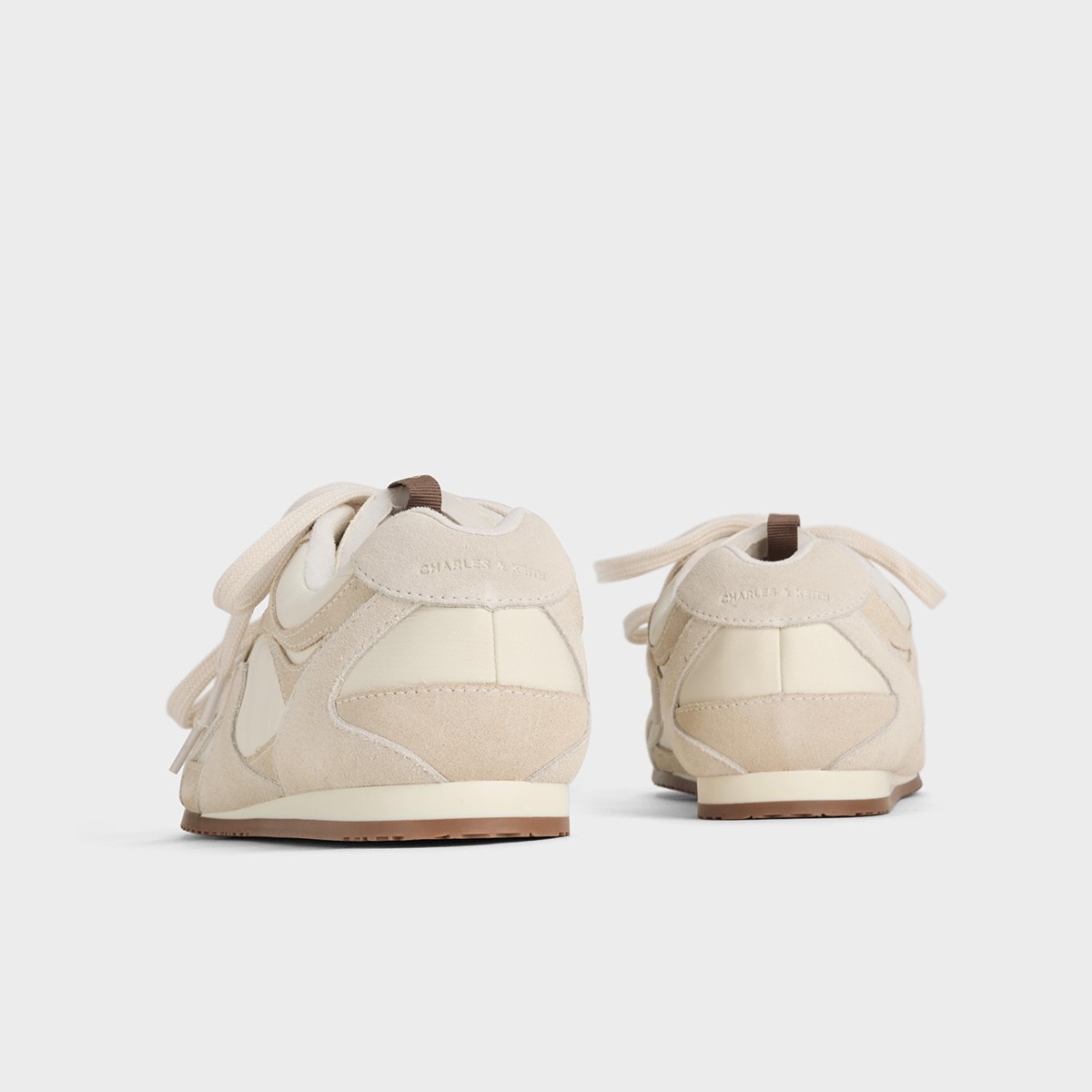 CHARLES&KEITH26春新款CK1-71960024复古休闲鞋薄底德训鞋阿甘鞋,淘宝优惠券,粉丝福利购,淘宝优惠卷