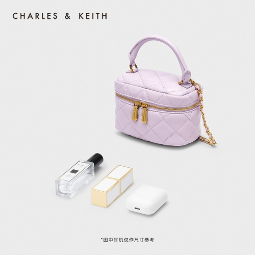 Charles & Keith осень и зимняя женская сумка CK6-30781930-1 Бриллиантовая сеть мессенджера сумки ювелирные изделия женская сумка