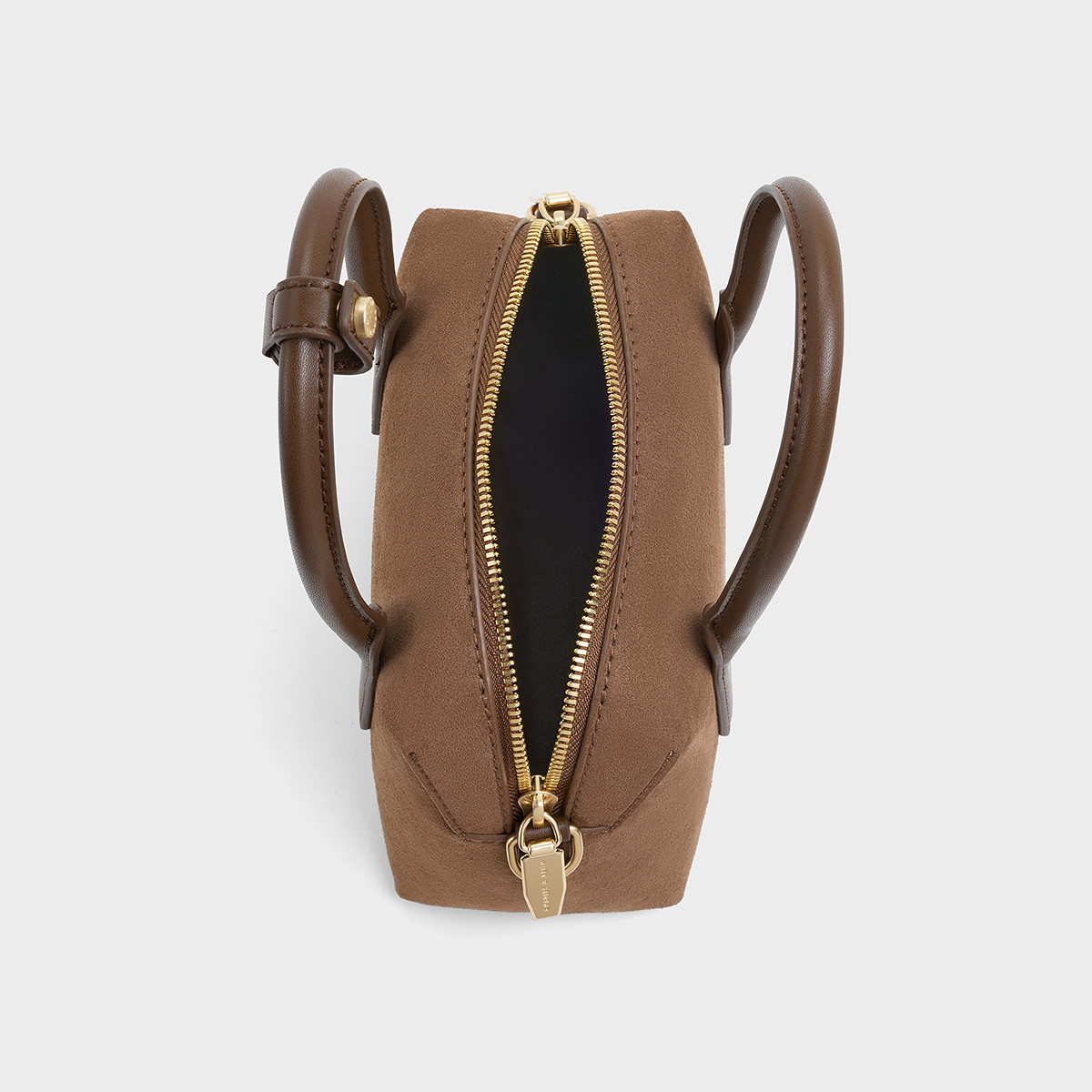 [新年礼物]CHARLES&KEITH女包CK2-30782729-1仿麂皮手提小方包女,淘宝优惠券,粉丝福利购,淘宝优惠卷