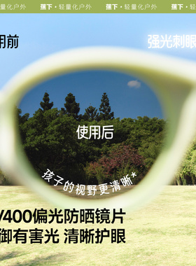 蕉下儿童防晒墨镜男女童防紫外线护眼宝宝百搭偏光运动太阳眼镜