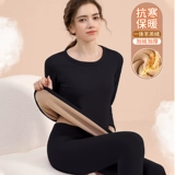 Удерживающее тепло нижнее белье, флисовый комплект, бархатное хлопковое термобелье, свитер, увеличенная толщина