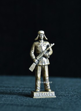 雷锋头像微雕雷锋同志小铜像