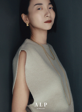 ALPJEWELRY界限系列锤圆短项链