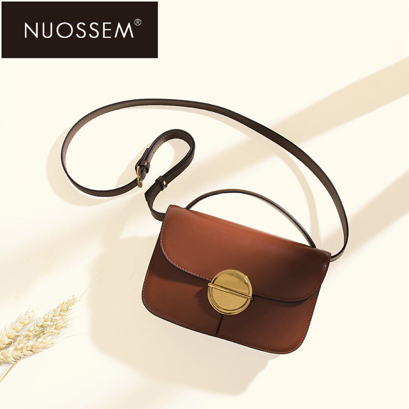 nuossem风琴包真皮多隔层手提包 诺绅女士包袋