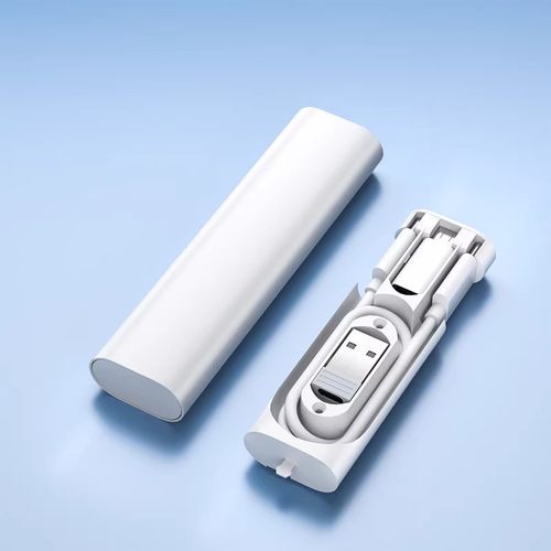 60W六合一多功能数据线收纳盒转接头适用苹果华为手机电脑充电线 - 图3