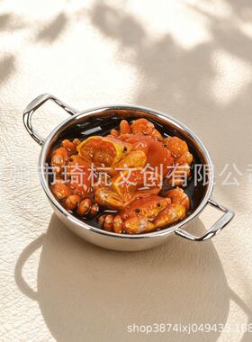 中秋复古透明带灯月饼冰箱贴