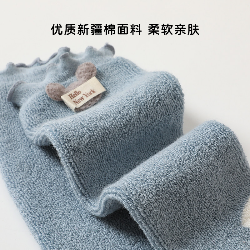 婴儿袜子0一3月秋冬纯棉加厚保暖毛圈新生幼儿宝宝长腿过膝长筒袜,淘宝优惠券,粉丝福利购,淘宝优惠卷