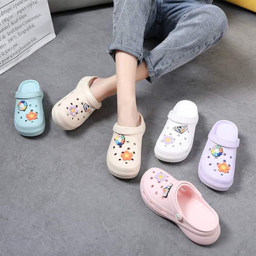 Летние высокие нескользящие сандалии на платформе, пляжная пляжная обувь, мягкая подошва