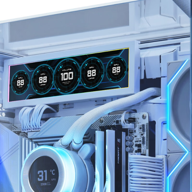 Lianli 8.8-inch USB-powered ARGB divine light screen