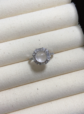 末泽s925纯银戒指合集5一物一图百搭简约彩宝水晶ins小众高级饰品