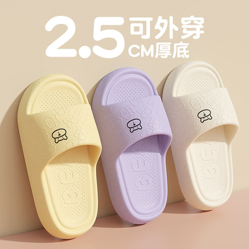 亲子儿童拖鞋女童夏季新款室内居家防滑卡通可外穿中大童凉拖男童 - 图3