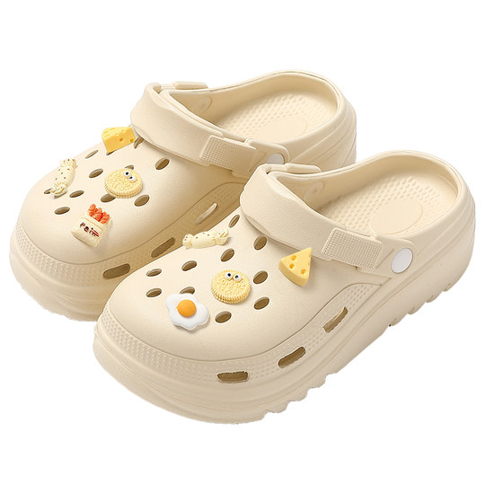 Pregnant women can DIY cheesecake hole shoes