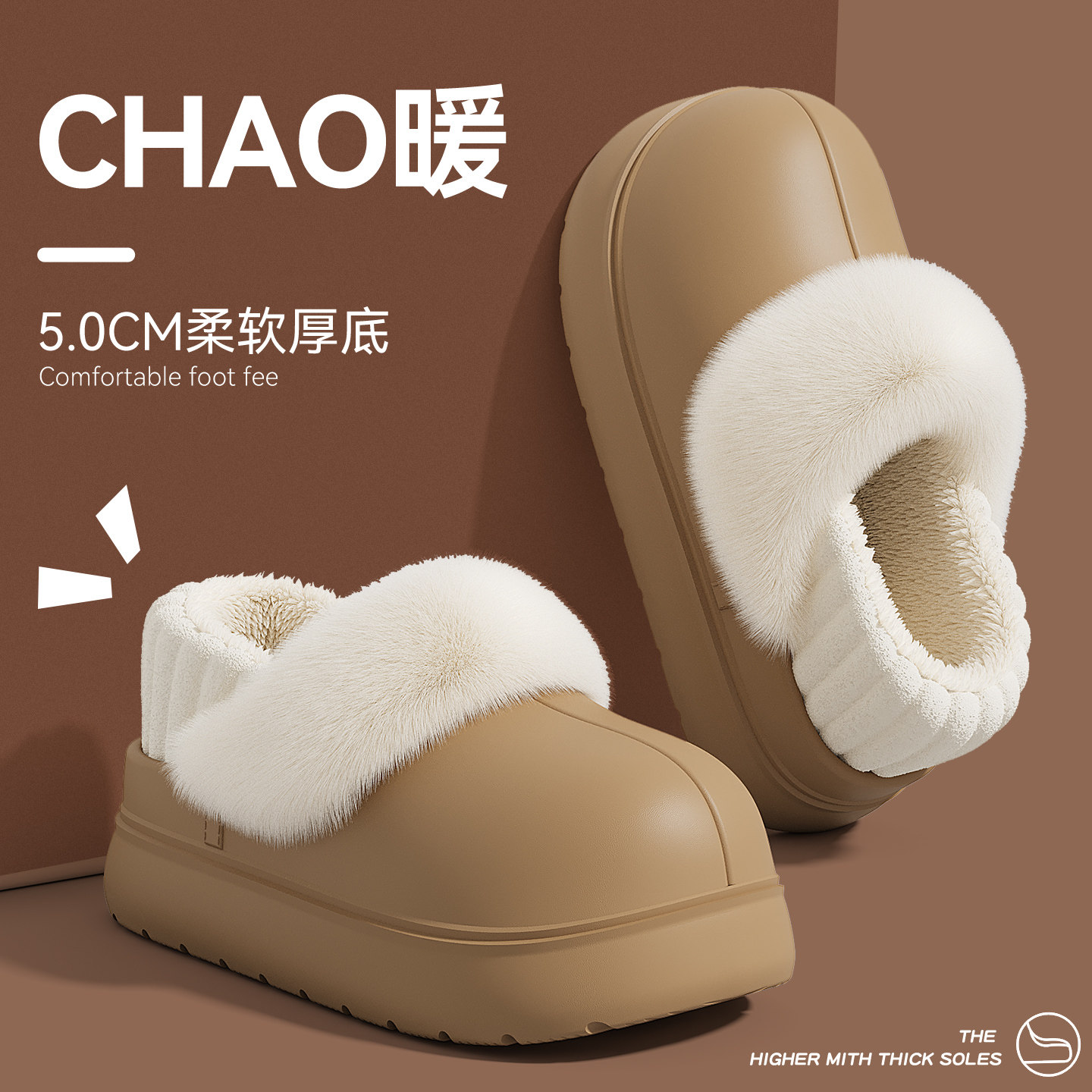 手术室防水棉拖鞋女款冬季2025新款家居包跟可拆卸棉鞋女士秋冬天,淘宝优惠券,粉丝福利购,淘宝优惠卷