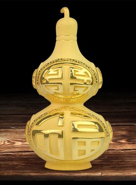 金银葫芦摆件黄金招财家用家居客厅装饰品大号银葫芦福禄贺寿礼物