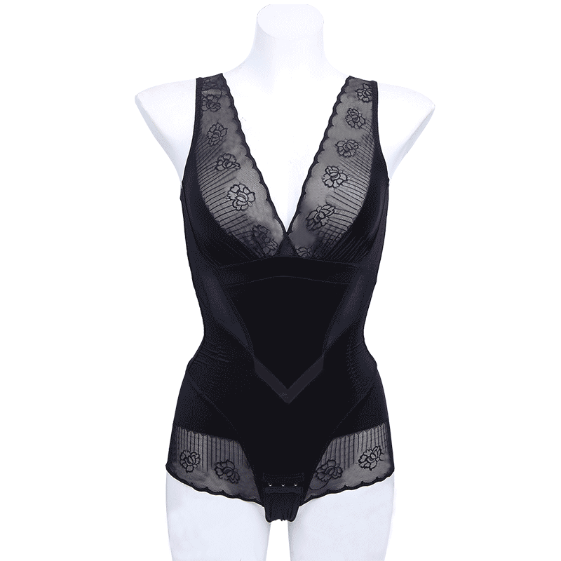 米塔芙旗舰店塑身内衣罗莎美人正品计收腹束腰燃脂美体塑形夏季超薄束身连体衣0