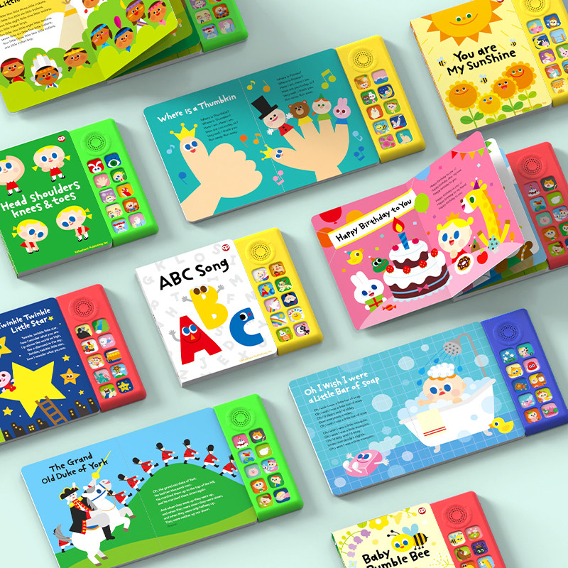 米象ABC Song英语启蒙发声书童谣SSS音乐书宝宝歌词有声书磨耳朵 - 图1