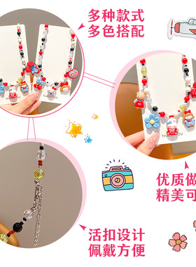 儿童项链卡通kt猫锁骨链女孩配饰