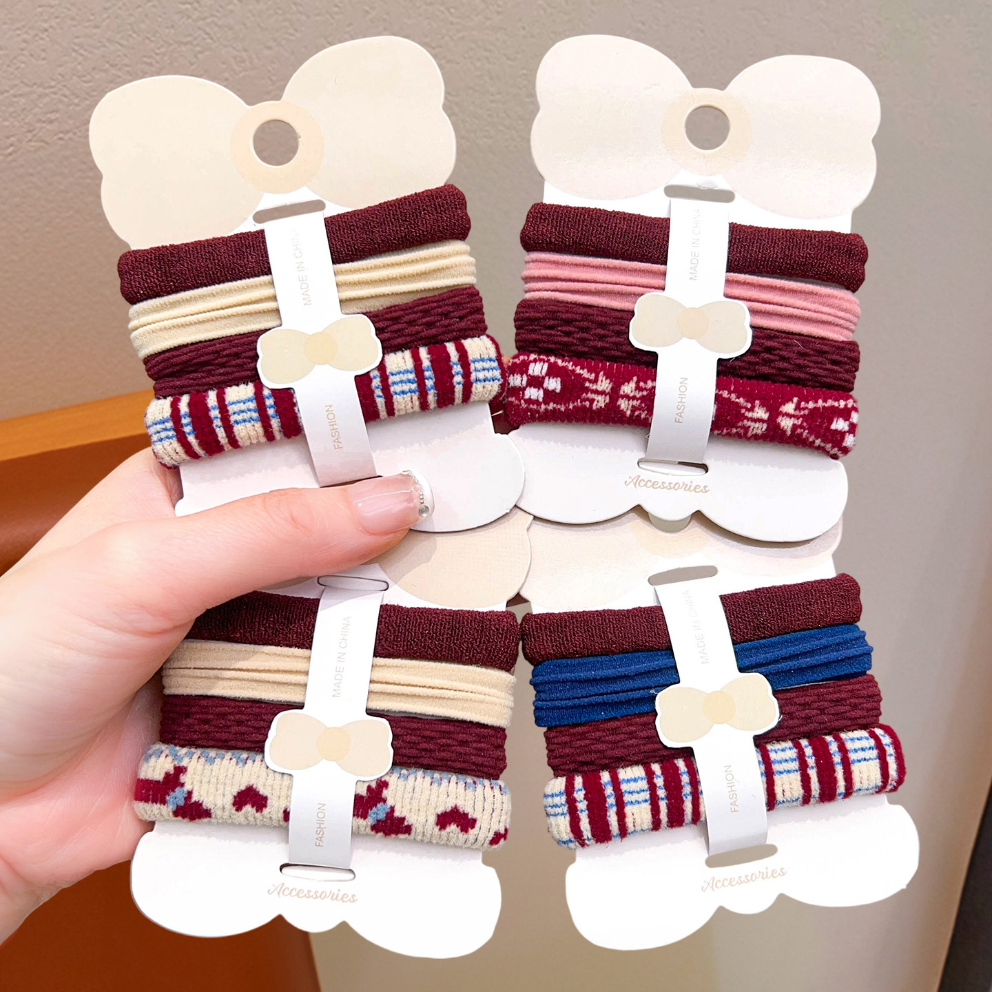 儿童头绳高弹力毛巾圈费尔岛皮筋女童扎发高马尾耐用发绳发圈头饰,淘宝优惠券,粉丝福利购,淘宝优惠卷