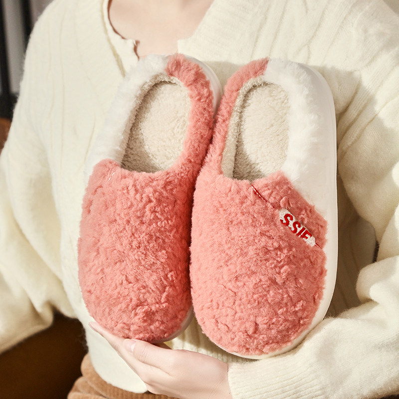【EVA鞋底】初轩 2025新款冬季家居家用厚底情侣保暖棉拖鞋