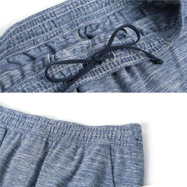 IVU ຜູ້ຊາຍ summer modal ຝ້າຍສີແຂງປົກກະຕິ pajamas ເຮືອນ UF00022 ເທິງ / UF00025 pants pajama