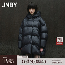 (Mall same section) JNBY Jiangnan Boucoat 23 Winter New Pint loose with cap straight cylinder down jacket 5NAC12400
