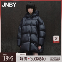 (Mall same section) JNBY Jiangnan Boucoat 23 Winter New Pint loose with cap straight cylinder down jacket 5NAC12400