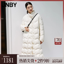 JNBY Jiang Nanbu Clothing Winter Down Clothing Easy Bread Suit Upright Collar Loose long style jacket 5MAC10720