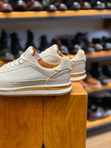 正确版！压轴大作！進囗牛皮！MD缓震底 复古阿甘鞋男运动休闲鞋 - 图2