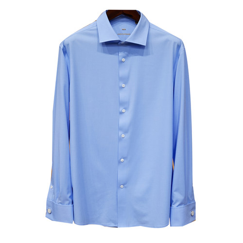 柜上6K+！140支高定府绸！法式温莎领！高端商务休闲男士长袖衬衫 - 图3