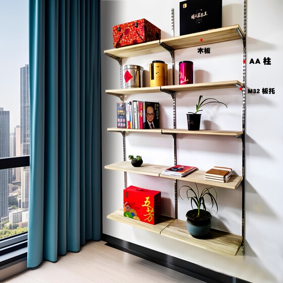 Luju clothing shelf card strip storage display rack AA column